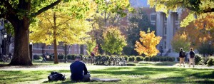 Fall on UNC Campus