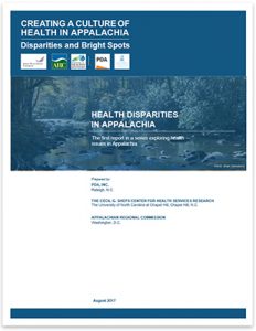 Health Disparities in Appalachia Report Cover