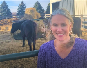 Kristin in a rural area.