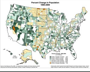 map of change