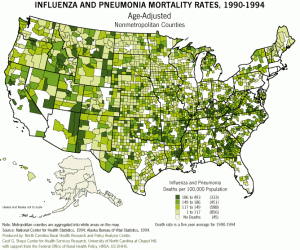 influenza map