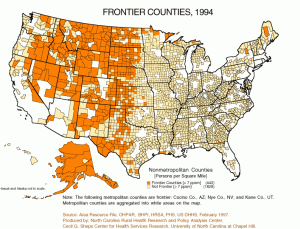 frontier map