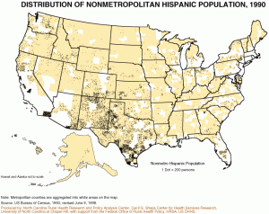 hispanic map