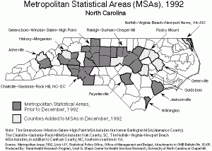 MSAs in NC